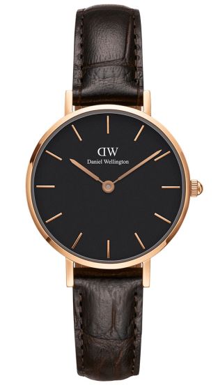 Daniel Wellington Classic Petite 28mm York Black Rose Gold DW00100226