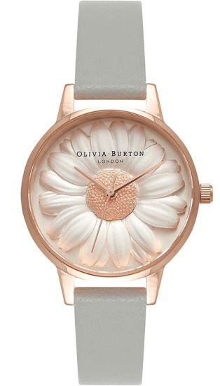 Olivia Burton 3D Daisy Grey Rose Gold OB15EG50