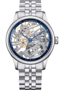 Aerowatch Renaissance Skeleton Blue A 50981 AA03 M