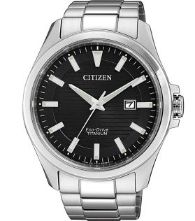 Citizen elegant herenhorloge met Eco-Drive en Super Titanium | BM7470-84E