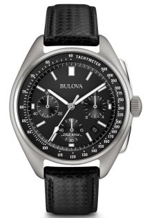Bulova lunar pilot chronograaf - Apollo 15 editie kwarts horloge met maanlandingsgeschiedenis | 96B251