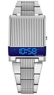 Bulova Computron Archive Series digitaal LED-horloge in retro jaren '70 design | 96C139