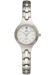 Inex Ladies 8 Diamonds Sapphire Petite 25mm