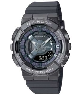Slank metalen G-SHOCK horloge met glasvezelversterkte constructie | GM-S110B-8AER
