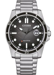 Citizen sporthorloge met Eco-Drive en duikontwerp in roestvrij staal | AW1816-89E