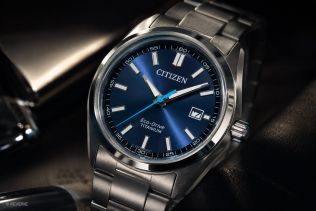 Citizen Mens Solar Blue Titanium 40mm