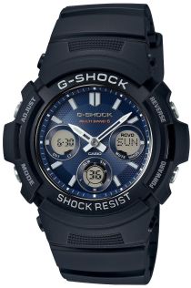 Blauwe Wave Ceptor G-Shock horloge | AWG-M100SB-2AER