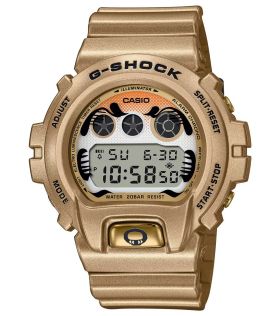 G-SHOCK Daruma Gold horloge met Japanse geluksbrenger design | DW-6900GDA-9ER