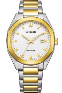 Citizen Eco-Drive unisex horloge in tweekleurig staal met E111 uurwerk | BM7624-82A