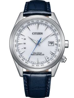 Citizen elegant herenhorloge met Eco-Drive en radiogestuurde wereldtijd | CB0270-10A