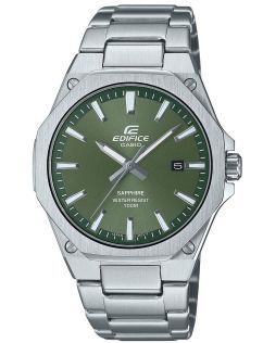 Ultra-slanke Edifice horloge met groene wijzerplaat en 7.8mm profiel | EFR-S108D-3AVUEF