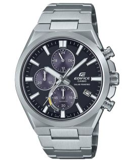 Edifice solar chronograaf met saffierkristal en verborgen zonnepanelen | EFS-S630D-1AVUEF