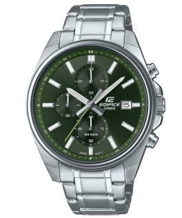 EDIFICE groene wijzerplaat chronograaf sporthorloge | EFV-610D-3CVUEF