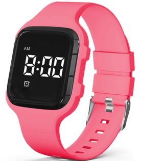 Meisjes herinneringshorloge - roze stille trillende timer FIBEX15V03