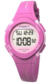 Veelzijdige digitale meisjestimer roze | FIBEX19EN002