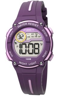 Geavanceerde kindertimer met stopwatch paars | FIBEX76IP005