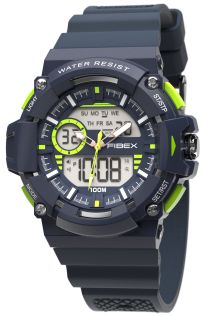Robuust herenhorloge voor actieve mannen met analoge en digitale display | FIBEXMX02