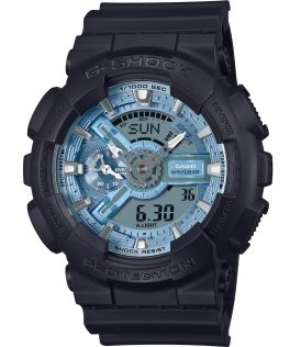 G-SHOCK snelheidsweergave horloge met ijsblauw design - magnetisch bestand | GA-110CD-1A2ER