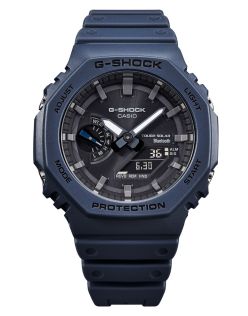 Zonne-energie blauwe G-SHOCK horloge met Bluetooth en Carbon Core Guard | GA-B2100-2AER
