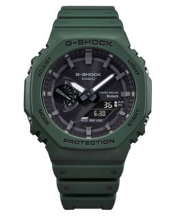 Solar G-SHOCK horloge met groene Carbon Core Guard 200M | GA-B2100-3AER