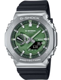 Slimme zonne-energie G-SHOCK groen metalen Bluetooth horloge | GBM-2100A-1A3ER