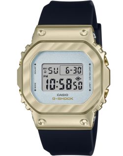 Goud digitale G-SHOCK dameshorloge met gedrapeerd metalen ontwerp | GM-S5600BC-1ER
