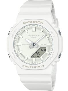 Witte bio-resin G-SHOCK met oceaan-geïnspireerde glanzende wijzerplaat | GMA-P2100VA-7AER