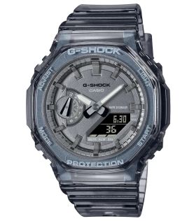 G-SHOCK transparant grijs ana-digi sporthorloge met Carbon Core Guard 200M | GMA-S2100SK-1AER