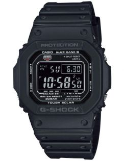 Solar radio horloge vierkant multi-band digitaal 200M | GW-M5610U-1BER
