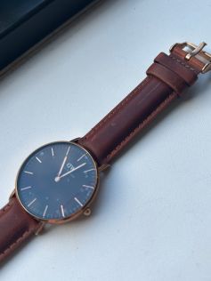 Daniel Wellington Classic Black Durham Rose Gold 36mm DW00100138 Outlet (Returned/Pre-owned)