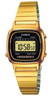 Gouden digitale dameshorloge Casio Vintage | LA670WEGA-1EF