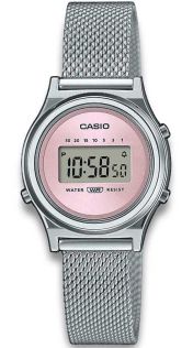 Roze Sunray digitale horloge met mesh band - vintage collectie | LA700WEM-4AEF