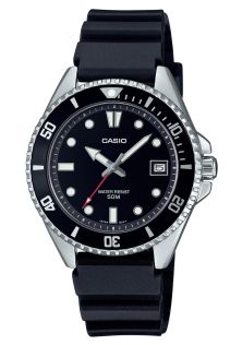 Casio milieuvriendelijke duikstijl horloge met biohars band | MDV-10-1A1VEF