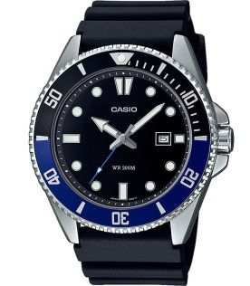 200M duikershorloge met blauwe bezel en lichtgevende functies | MDV-107-1A2VEF