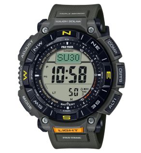 Milieuvriendelijke PRO TREK horloge met ABC-sensor, zonne-energie en outdoor functies | PRG-340-3ER