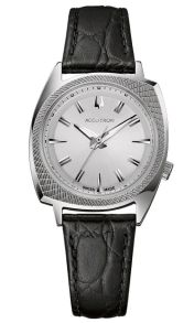 Klassiek automatisch herenhorloge van Accutron met Zwitsers uurwerk en kruispatroon bezel - Legacy 565 | 2SW6A002