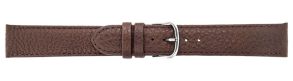 Falkenlund Deluxe Beco Watch Strap Louisiana Basic Brown Calf Leather 18mm Stainless Steel Buckle 667218S