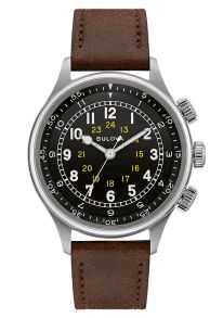 Bulova A-15 pilotenhorloge met dual time functie en historische militaire erfenis | 96A245