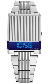 Bulova Computron Archive Series digitaal LED-horloge in retro jaren '70 design | 96C139