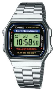 Retro digitaal stalen horloge | A168WA-1YES