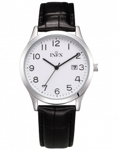 Inex Mens Classic Silver White 40mm