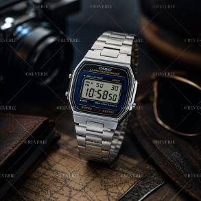 Roestvrijstalen chromen digitale horloge | A164WA-1VES