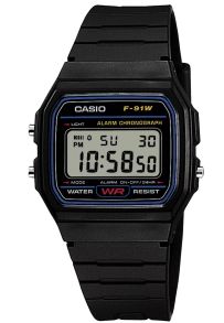 Casio F-91W klassieke digitale horloge met zeven jaar batterijduur | F-91W
