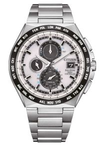Citizen Super Titanium Eco-Drive radio-gestuurde chronograaf | Wereldtijd en saffierkristal | AT8238-84A