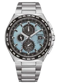 Citizen Eco-Drive radiogestuurde wereldtijdhorloge in super titanium met H800 uurwerk | AT8238-84M