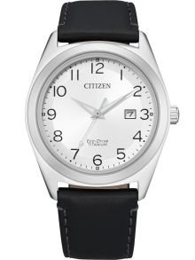 Citizen Eco-Drive Titanium herenhorloge met leren band | AW1640-16A