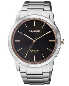 Citizen elegant herenhorloge met Eco-Drive en Super Titanium | AW2024-81E