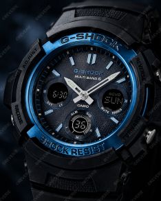 Solar G-Shock ana-digi horloge met Wave Ceptor | AWG-M100A-1AER