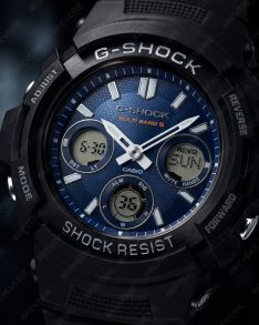 Blauwe Wave Ceptor G-Shock horloge | AWG-M100SB-2AER