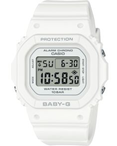 Witte digitale BABY-G compacte horloge met flitswaarschuwingssysteem | BGD-565U-7ER